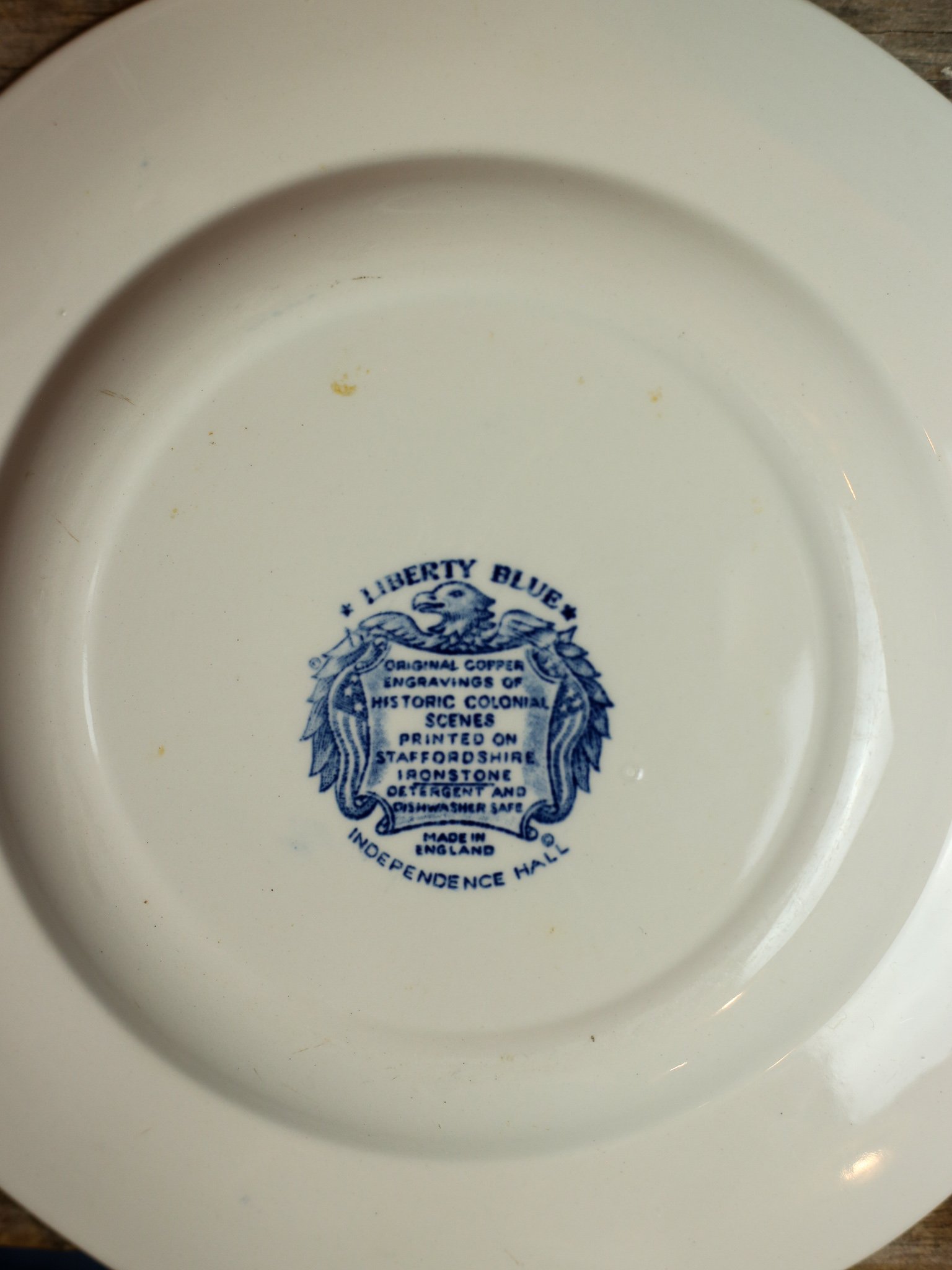 LIBERTY BLUE Englamd プレート Liberty Blue Plates — RUINOUS REVIVED